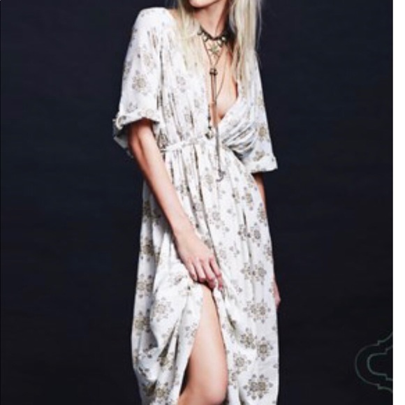 oasis ruffle maxi dress